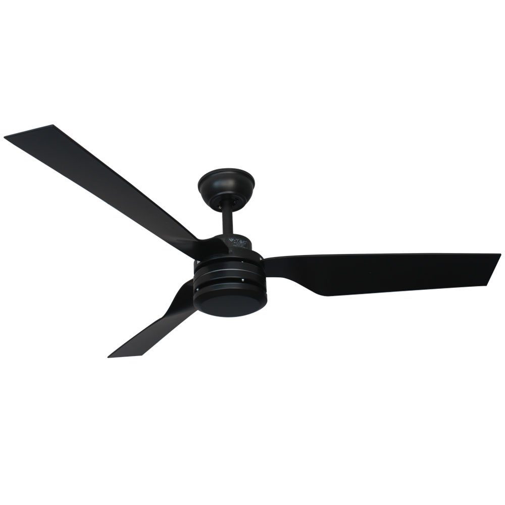 etc-shop Deckenventilator, Decken Ventilator mit Fernbedienung Wohnzimmer Lüfter Kühler schwarz