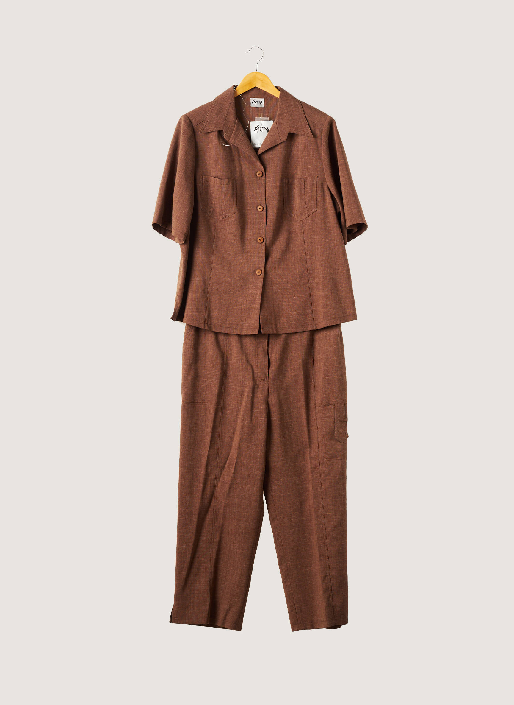 Karting Ensembles Pantalon Femme couleur marron