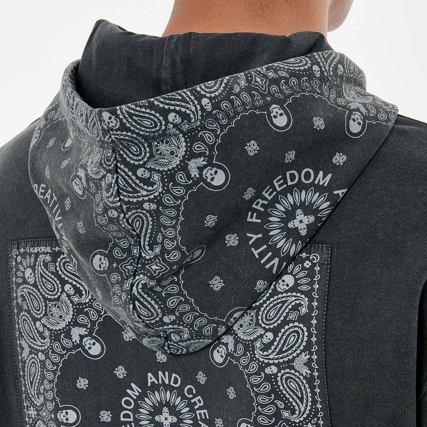 ROHAN  Sweat noir homme 100% coton