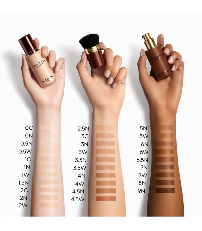 Guerlain-TERRACOTTA LE TEINT-Fond de Teint Perfection Naturelle Fraîcheur Bonne Mine Tenue 24h - Sans Transfert