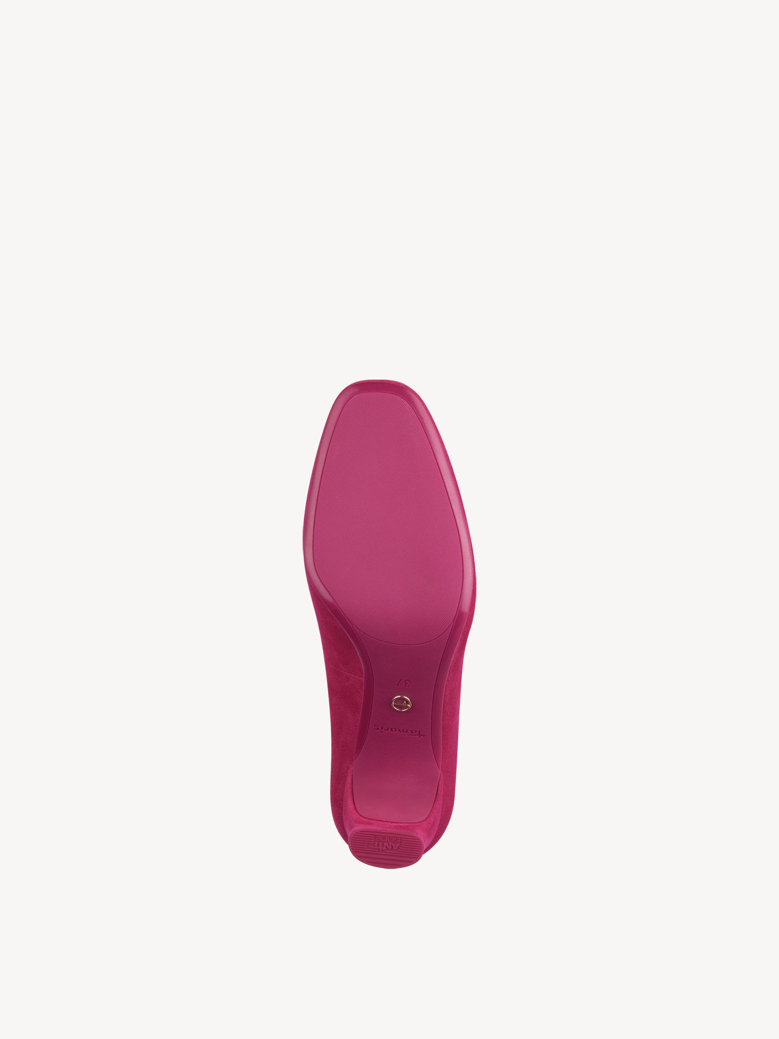 Escarpin en cuir - rose fuchsia