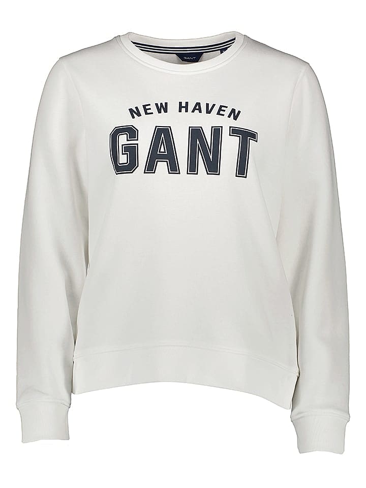 Gant Sweatshirt in Weiß günstig kaufen M