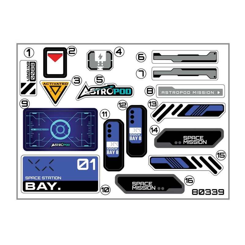 Pack ultimate fusée et connecteur Astropod Playset deluxe, Silverlit