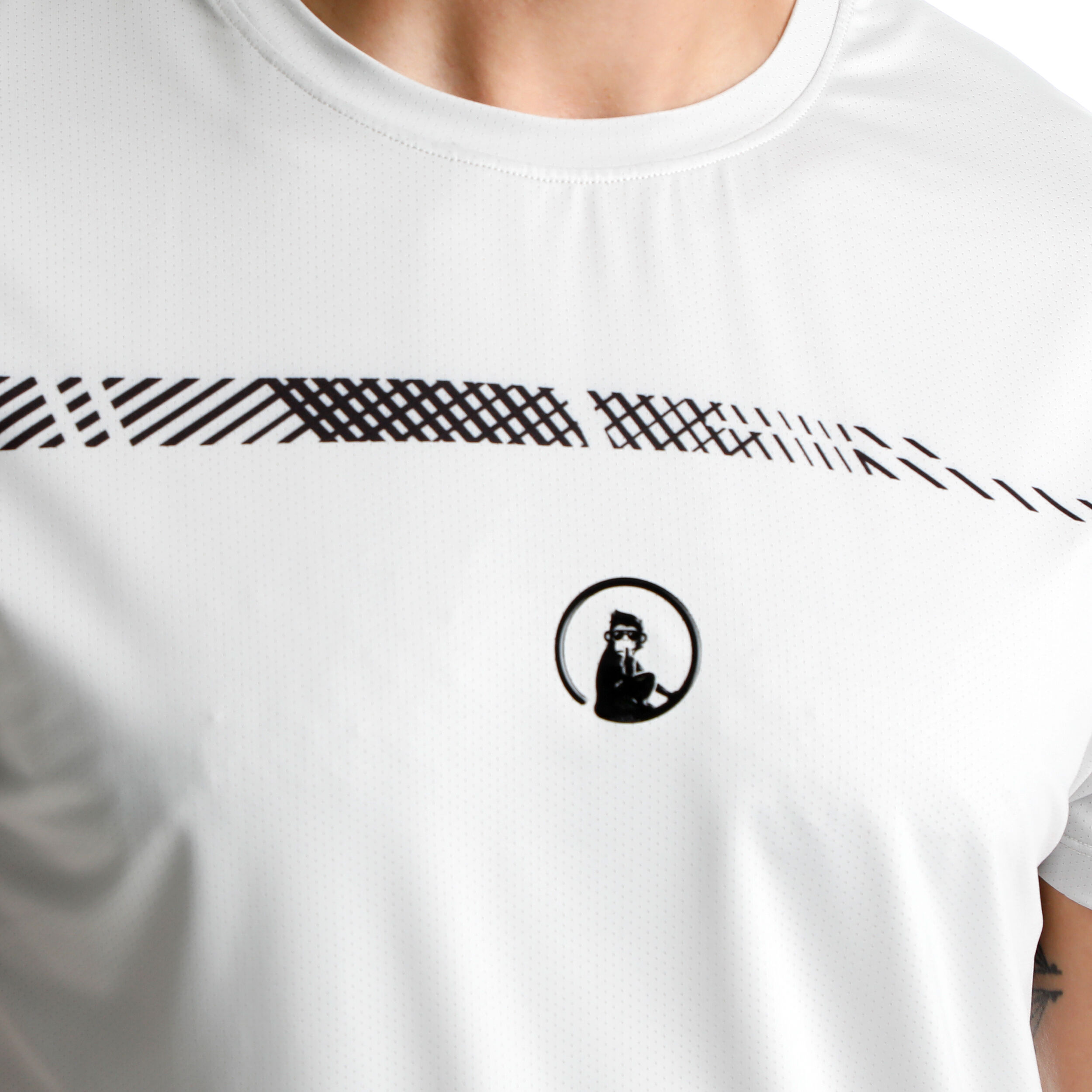 Sparkle Receiver T-Shirt Herren - Hellgrau