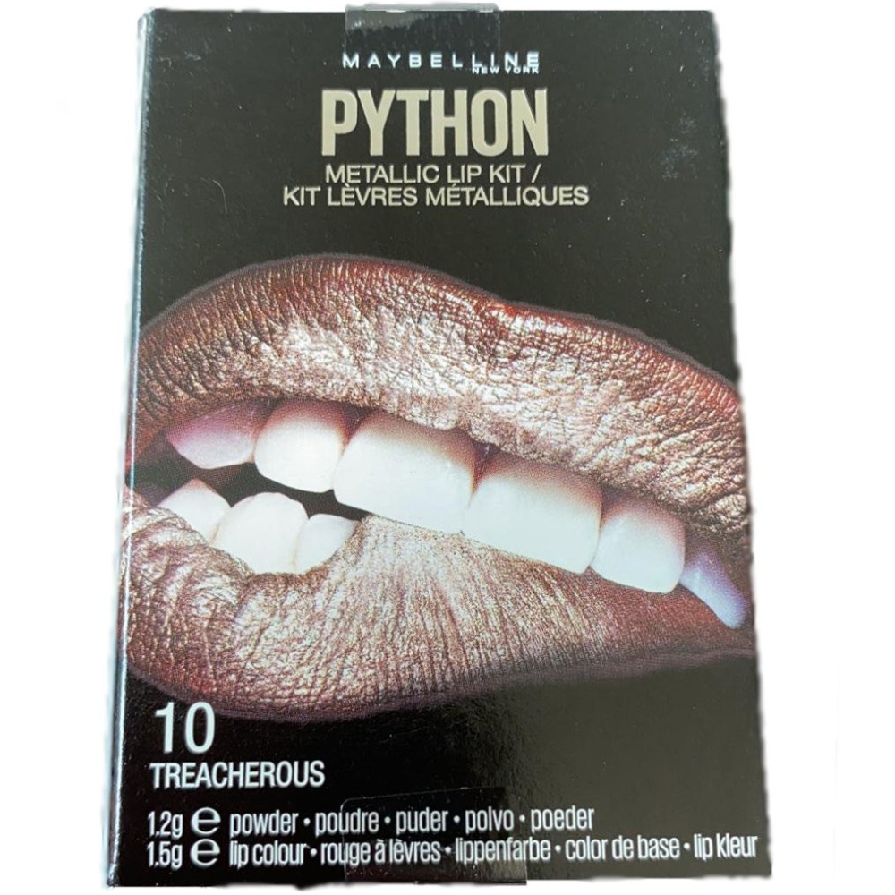 Maybelline Kit Rouge à Lèvres Métalliques Python Rouge à lèvres