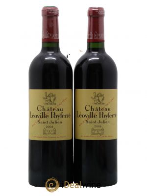 Château Léoville Poyferré 2ème Grand Cru Classé  2004 - Lot de 2 Bouteilles