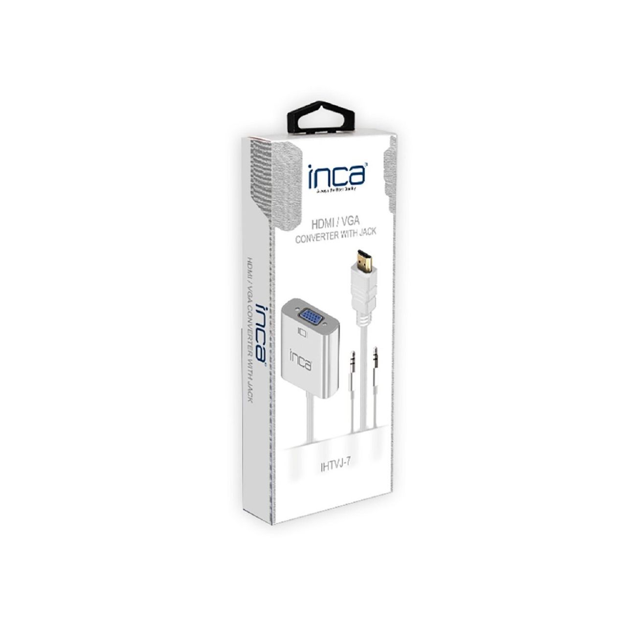 Inca HDMI-auf-VGA-Adapter mit inkludiertem Audiokabel