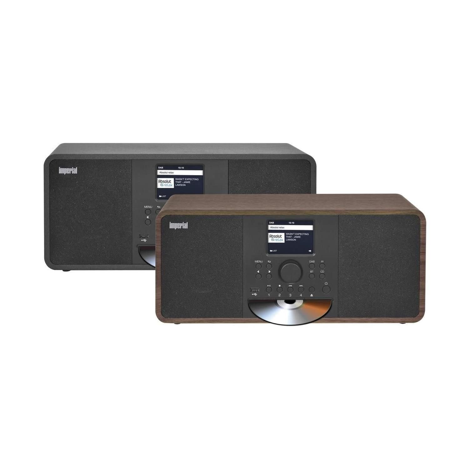 IMPERIAL by TELESTAR DABMAN i205 CD DAB+ Digitalradio UKW Empfang CD Player Internetradio Digitalradio (DAB) (DAB+ und RDS UKW Radio, Internetradio, Webradio, CD-Player, CD-Recorder, 30 W, 3