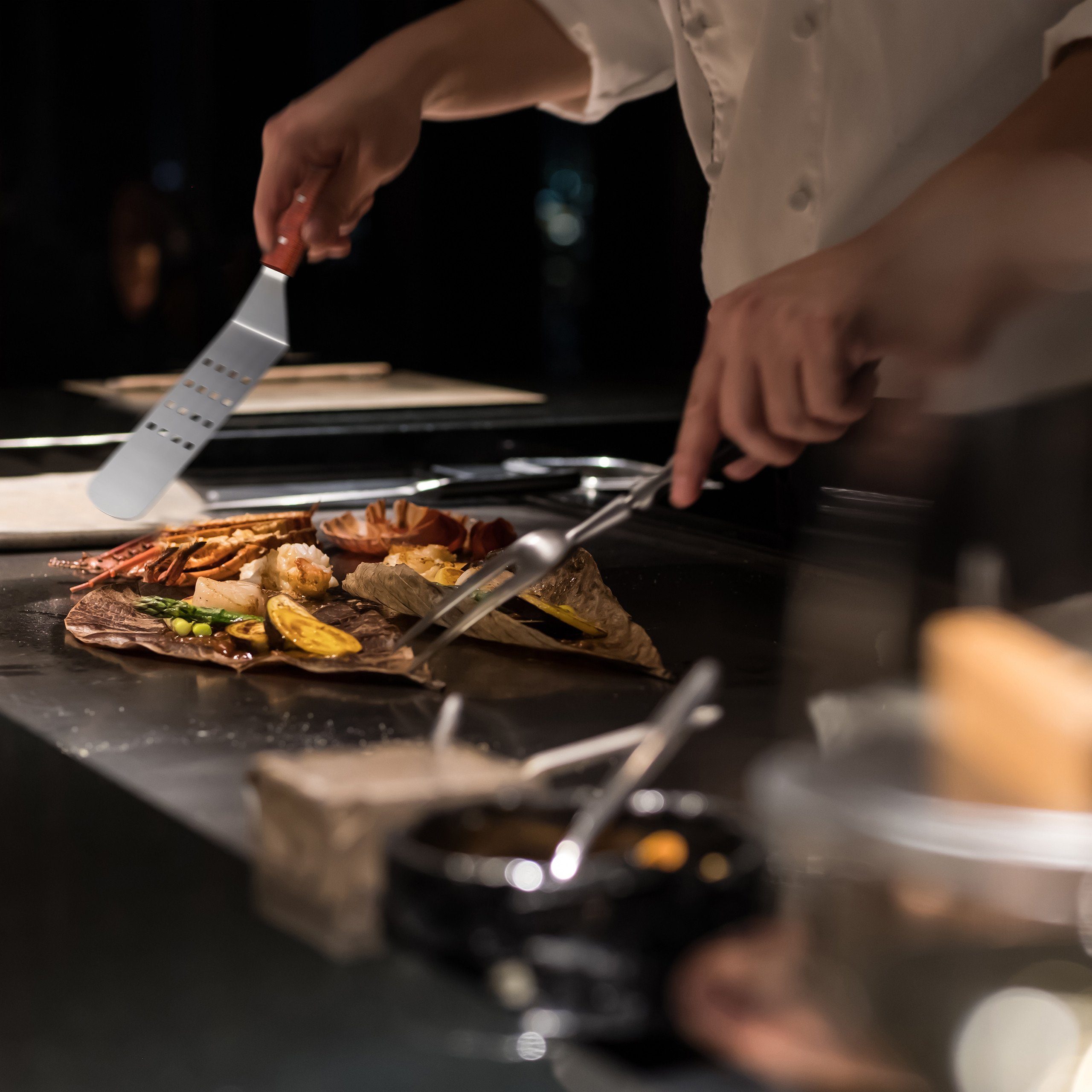 relaxdays Pfannenwender 3-teiliges Grill-Pfannenwender Set