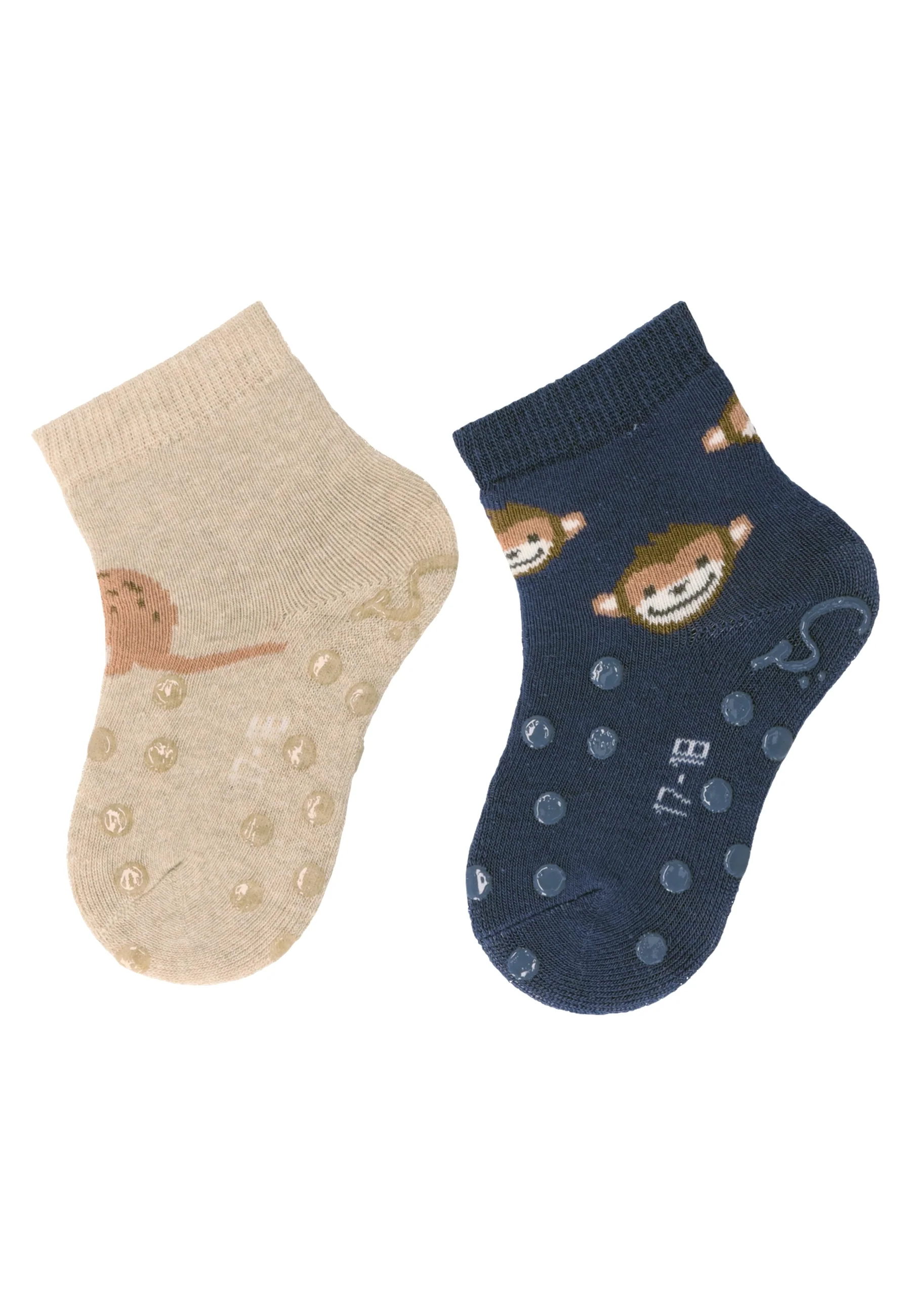ABS Krabbelsocken im 2er Pack mit Motiv Känguru