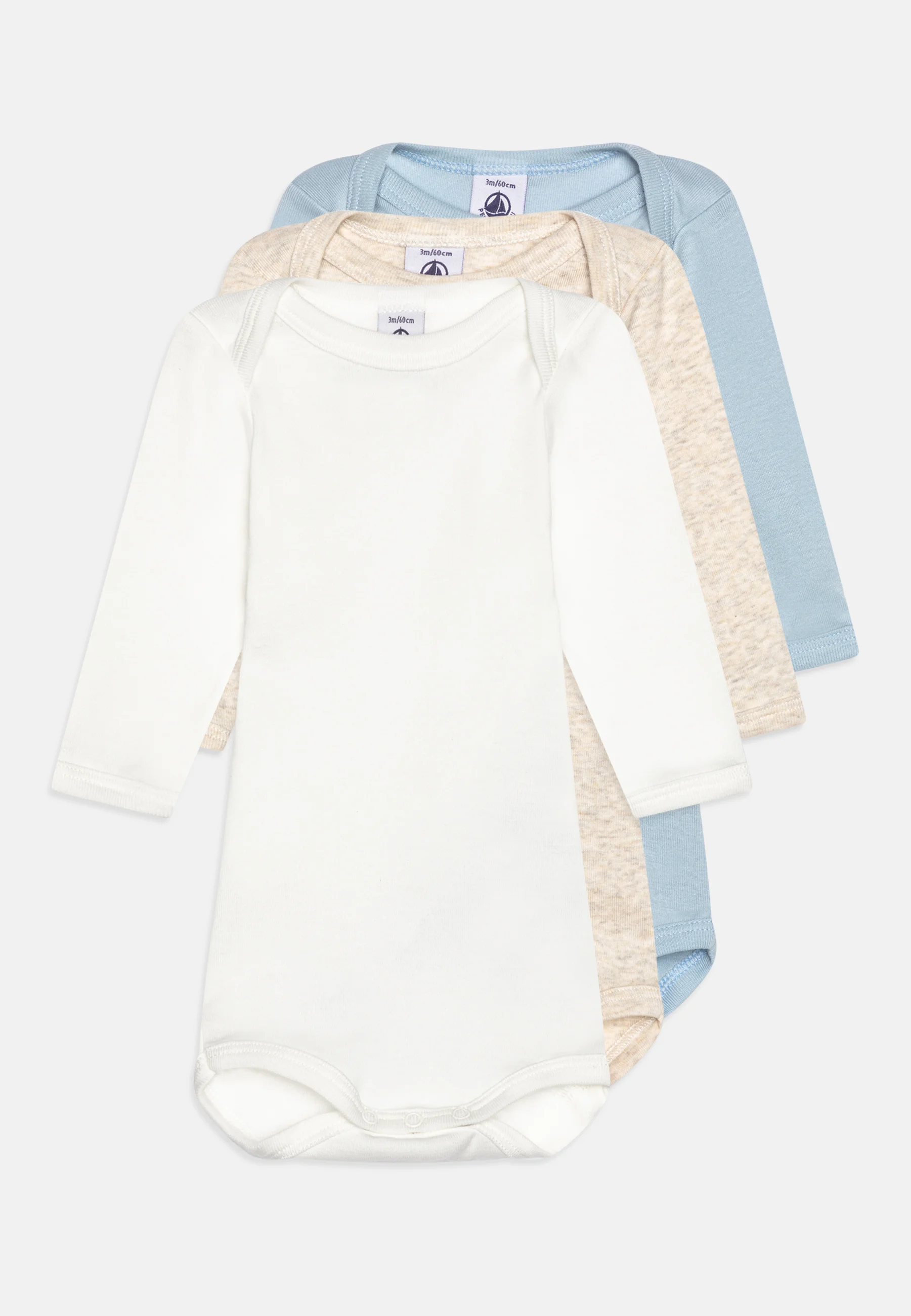 Petit Bateau BABY UNISEX 3 PACK - Body
