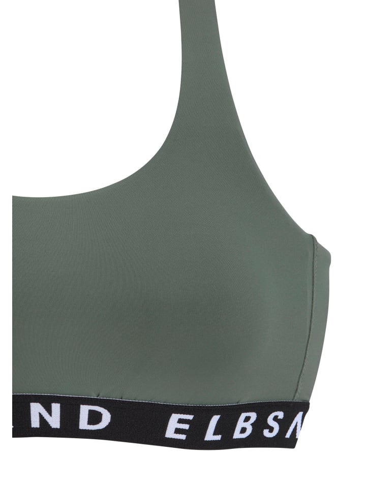 ELBSAND Bustier-Bikini in oliv günstig kaufen