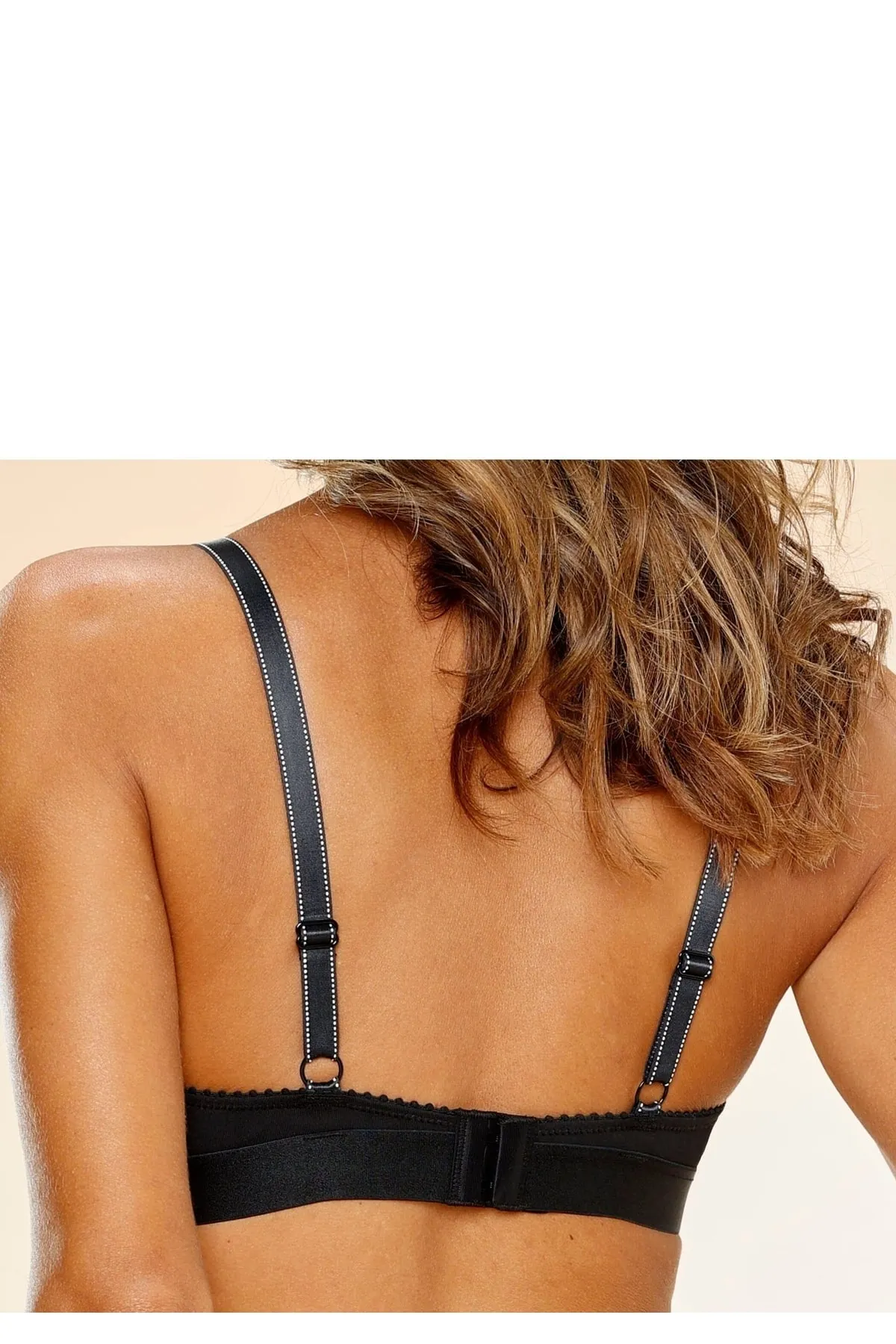 PETITE FLEUR  BH - Schwarz - Unifarben