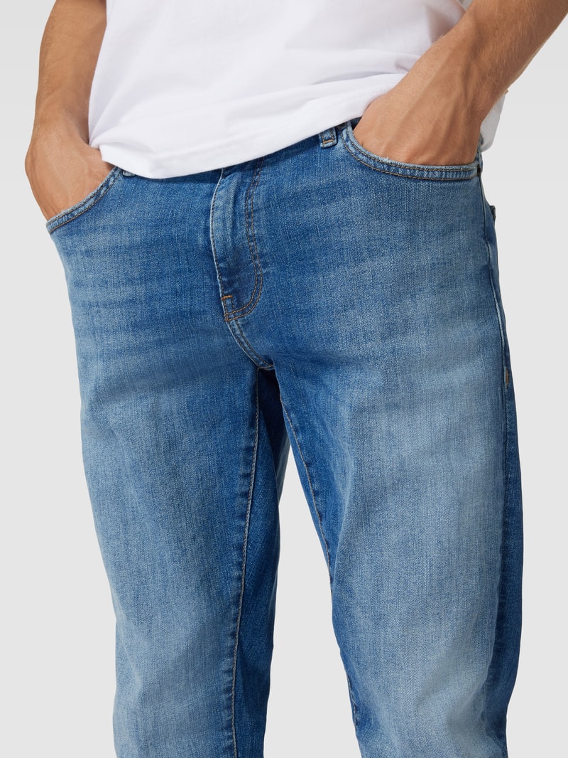 Slim Fit Jeans im 5-Pocket-Design Modell 'LOOM' in jeans