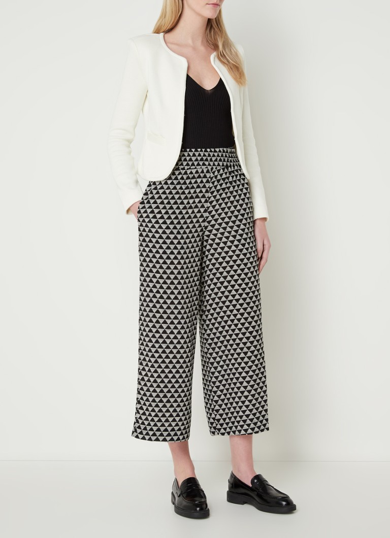 Whistles Collarless Jersey Jacket