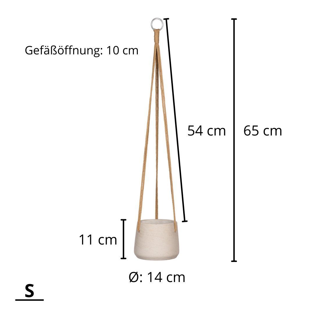 finestgreen Blumenampel Handgefertigte Blumenampel Hanging Patt