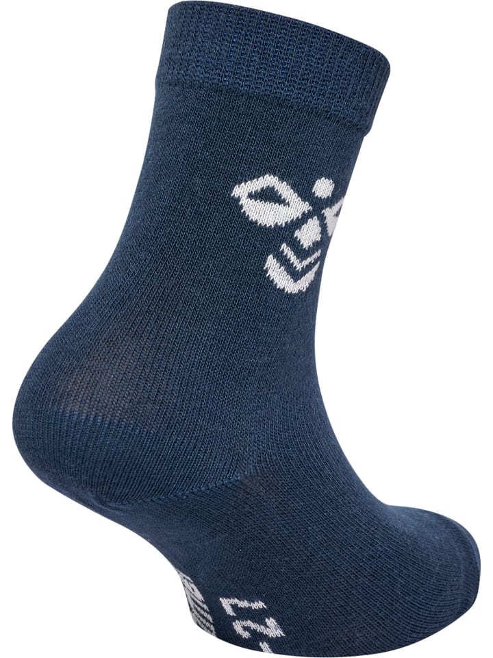 Hummel Hummel Sutton 3-Pack Kinder in BLACK/GREY MELANGE/BLUE NIGHTS günstig kaufen