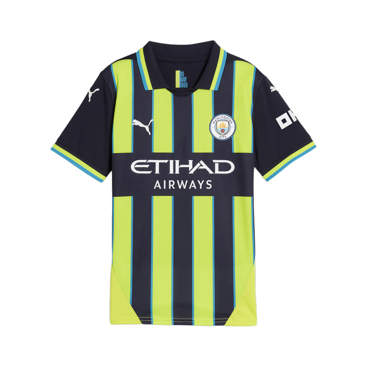 PUMA Manchester City Trikot Away 2024/2025 Kids Blau F02