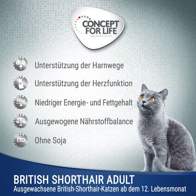 Concept for Life British Shorthair Adult (Ragout-Qualität)