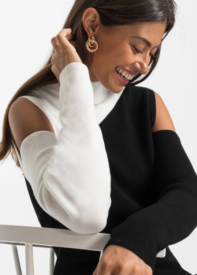 Cold-Shoulder-Pullover