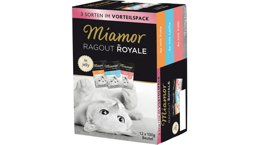 Miamor Katzennassfutter Ragout Royale in Jelly Multibox 1.2 kg
