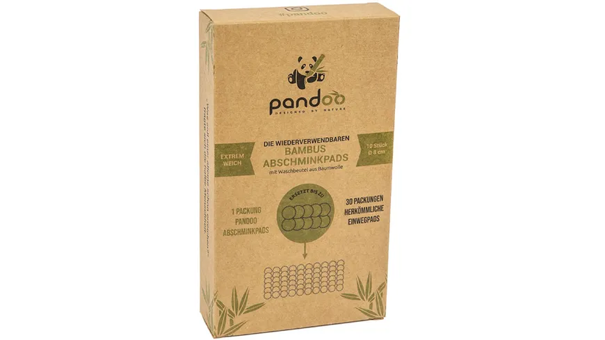 pandoo Bambus-Abschminkpads
