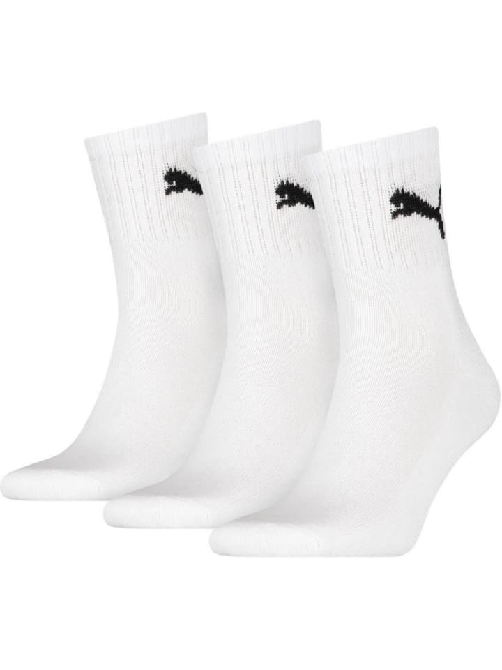 Puma Socken PUMA SHORT CREW 3P UNISEX in Weiß günstig kaufen