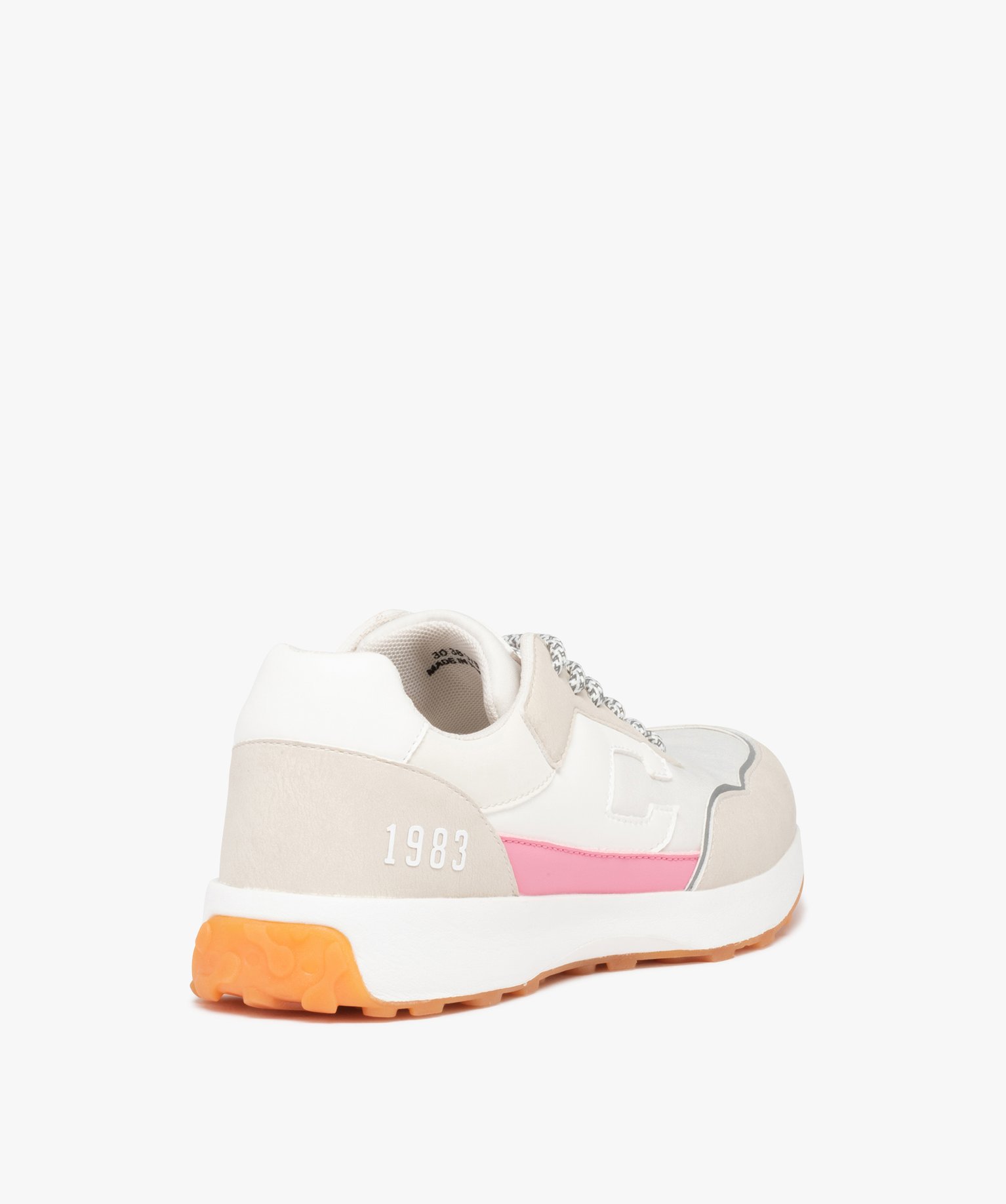 Baskets femme retro running à lacets - Camps United gris | GEMO