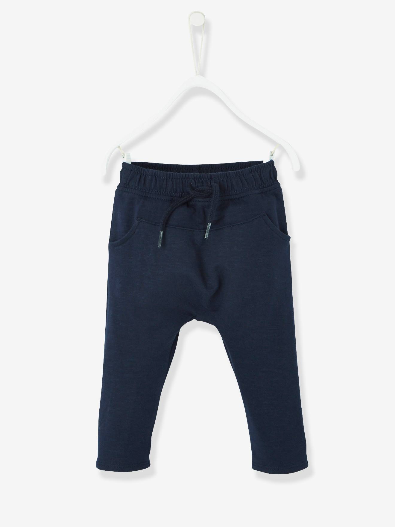 Pantalon molleton bébé garçon uni BASICS beige sable