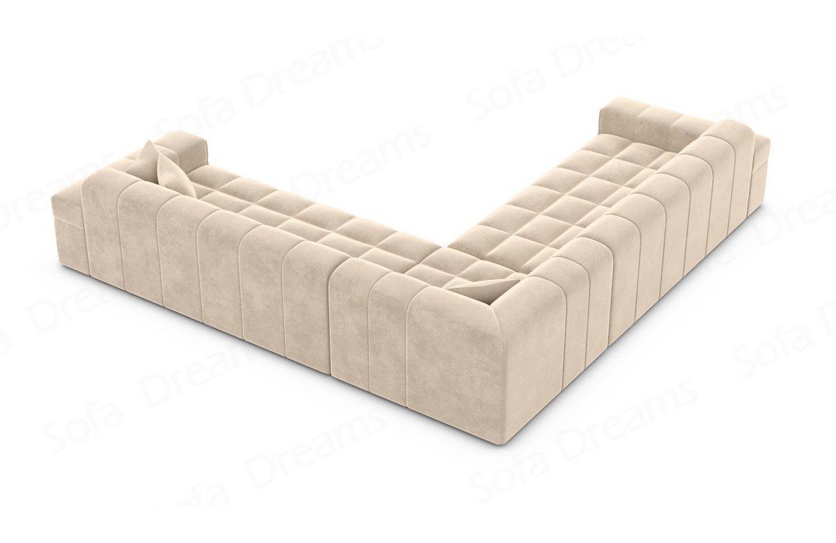 Sofa Dreams Ecksofa Stoff Polsterecksofa Modern Eckcouch Ibiza L Form Samtsofa Luxus Sofa