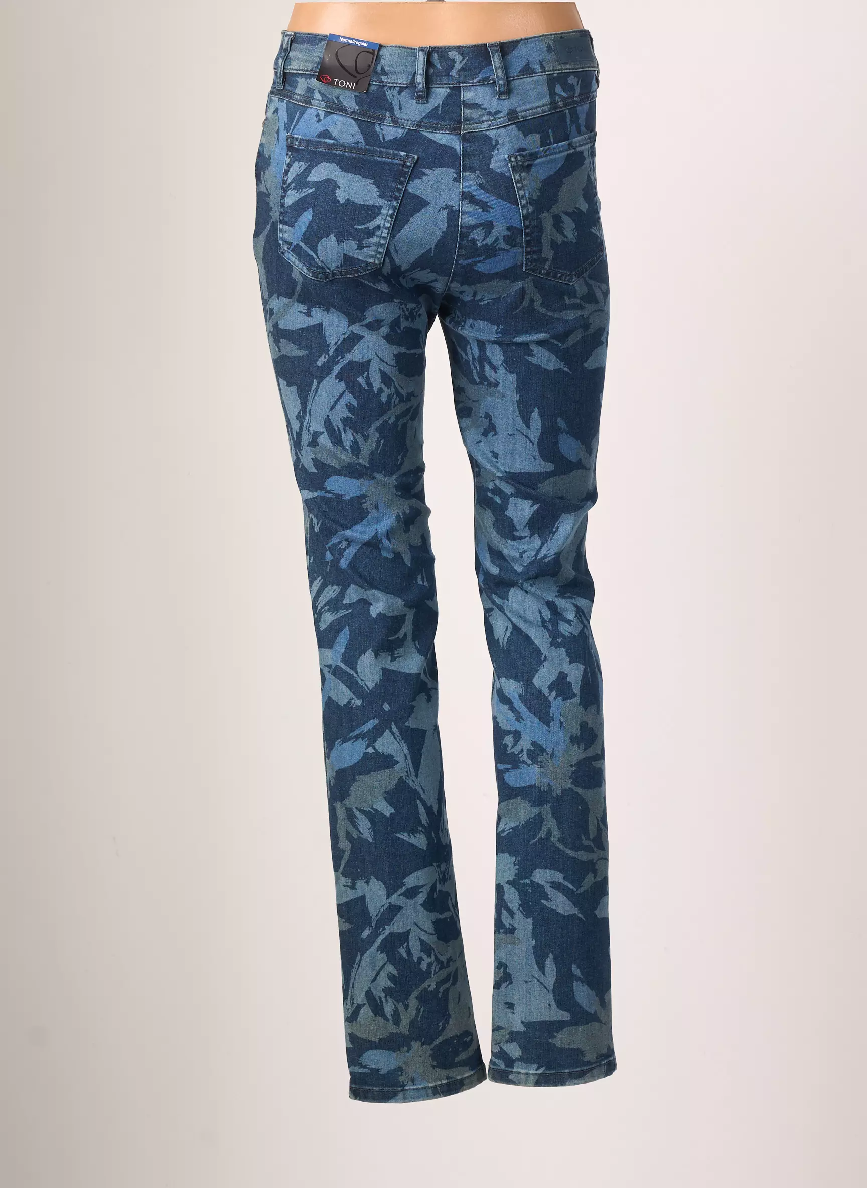 Toni Jeans Coupe Slim Femme couleur bleu