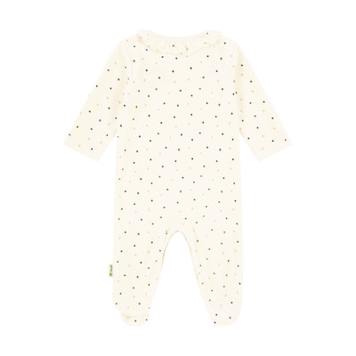Strampler langarm, beige für Mädchen
