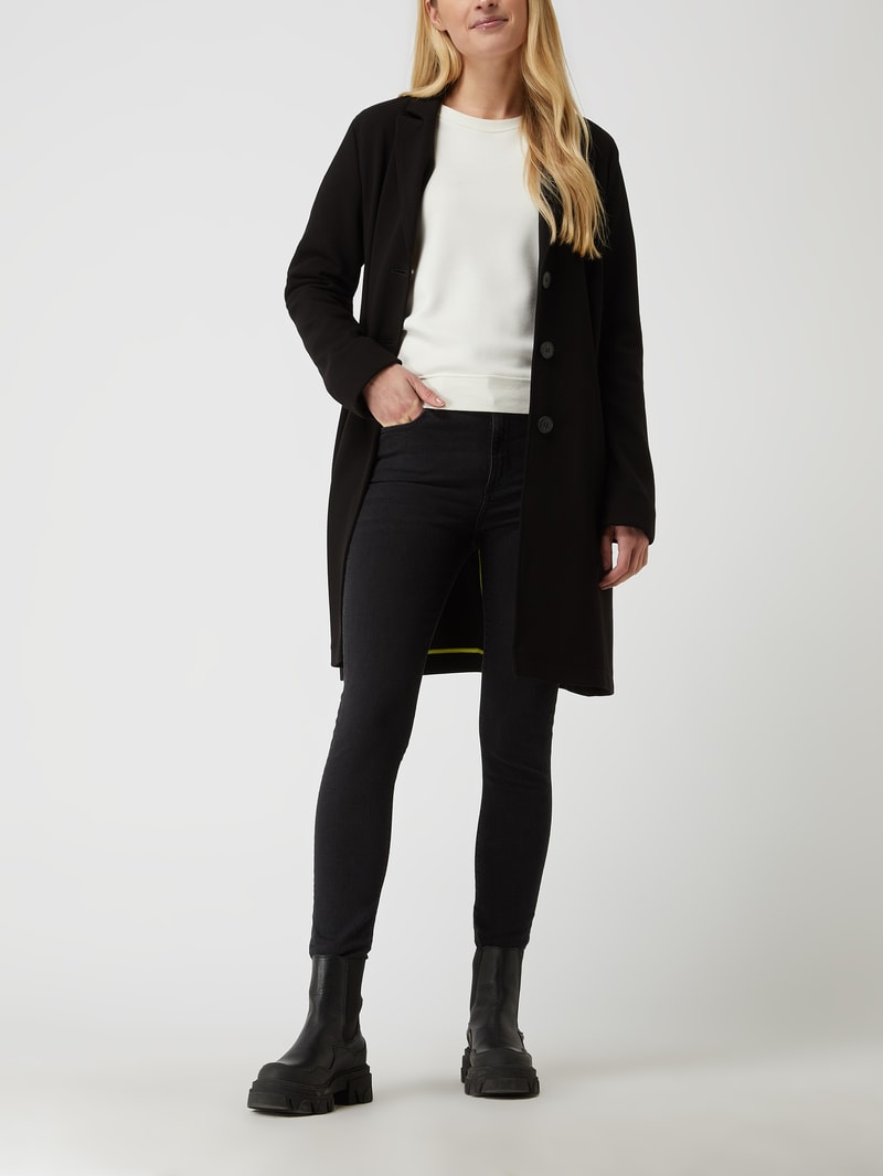 Skinny Fit Jeans mit Stretch-Anteil Modell 'Tilaa' in schwarz