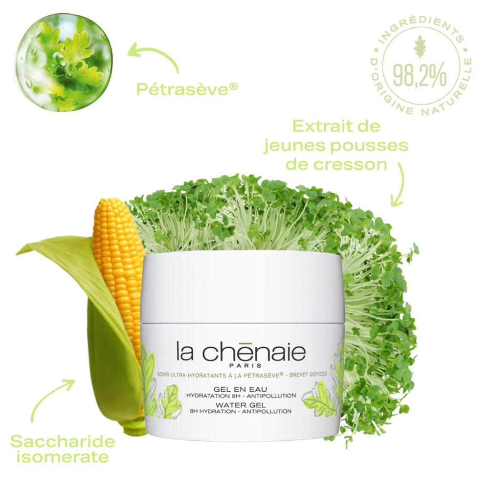 la chênaie GEL EN EAU Gel hydratant antipollution