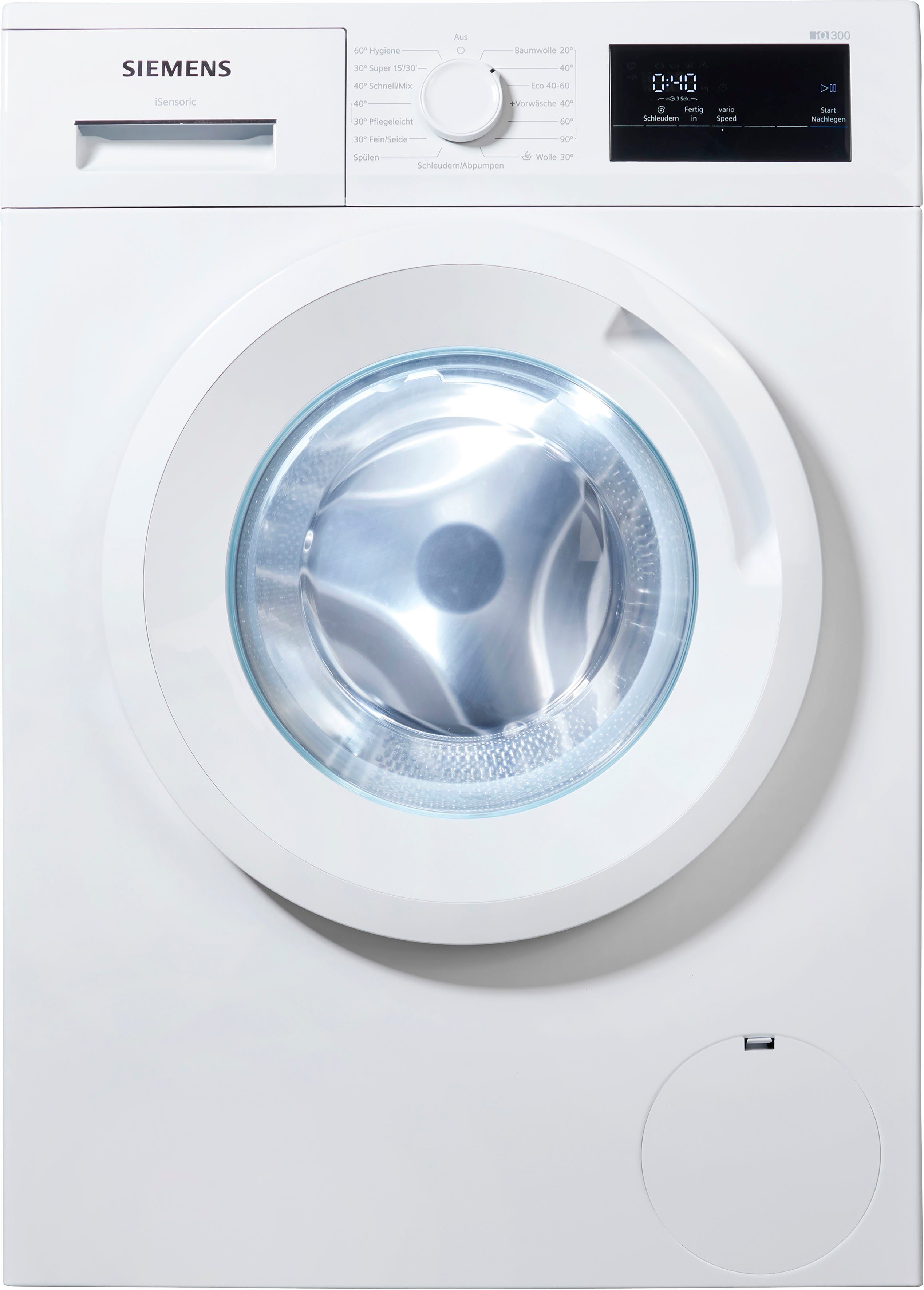 SIEMENS Waschmaschine iQ300 WM14N0A3, 7 kg, 1400 U/min
