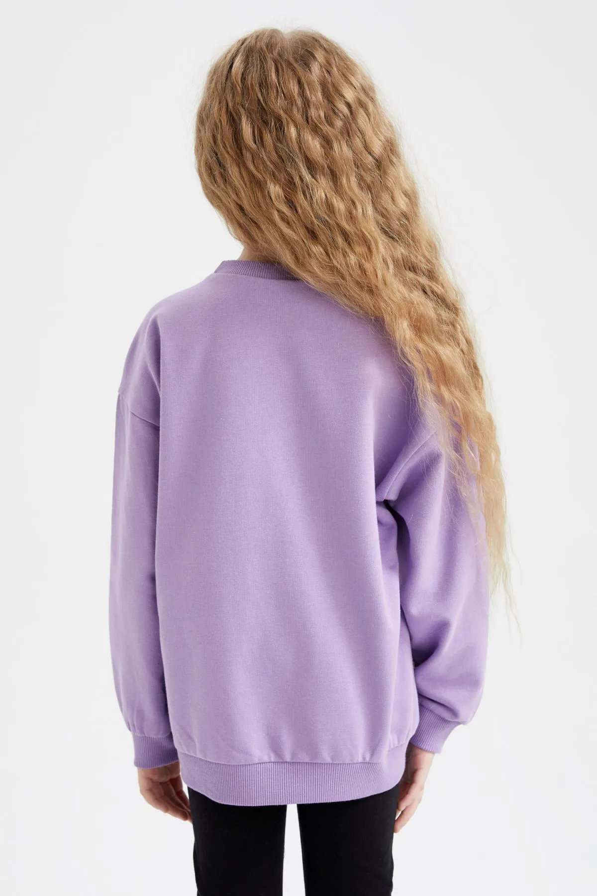 DeFacto  Disney Mickey Mouse Oversize-Fit-Sweatshirt mit Rundhalsausschnitt für Mädchen