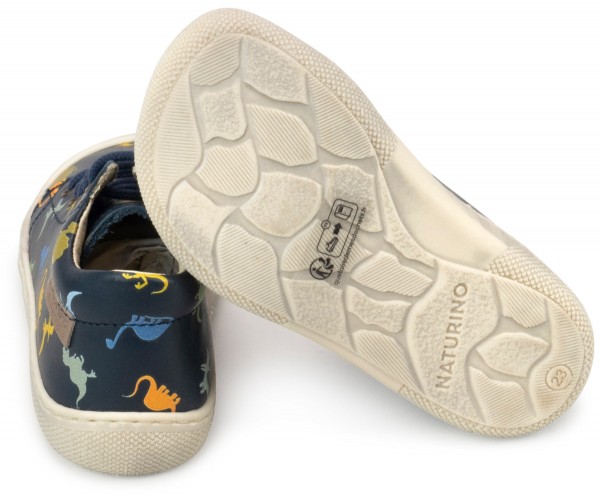 Naturino ~ Amur MidCut Schnürschuh ~ Dino blau