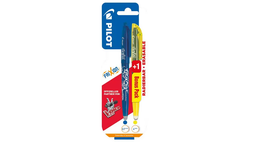 PILOT Tintenroller FriXion Ball + Textliner The Voice Kids Edition