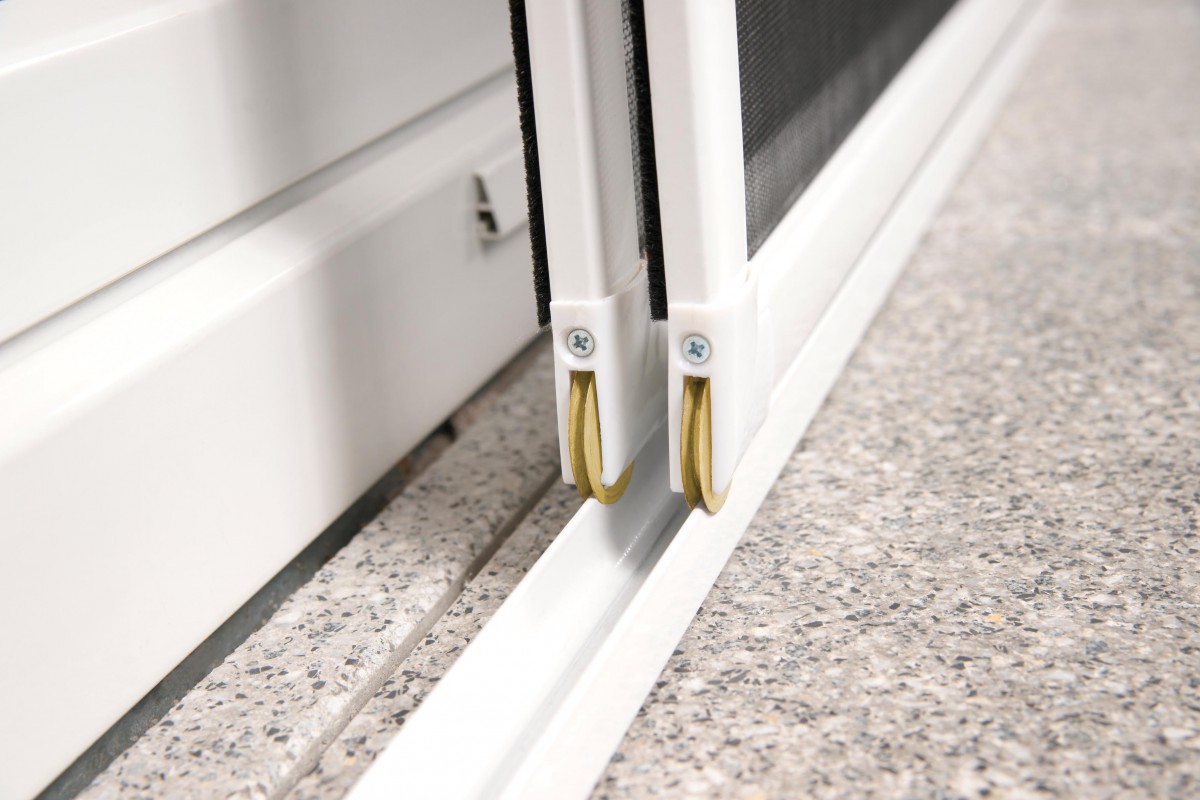 Hecht Alu Doppelschiebetür 230x240cm braun