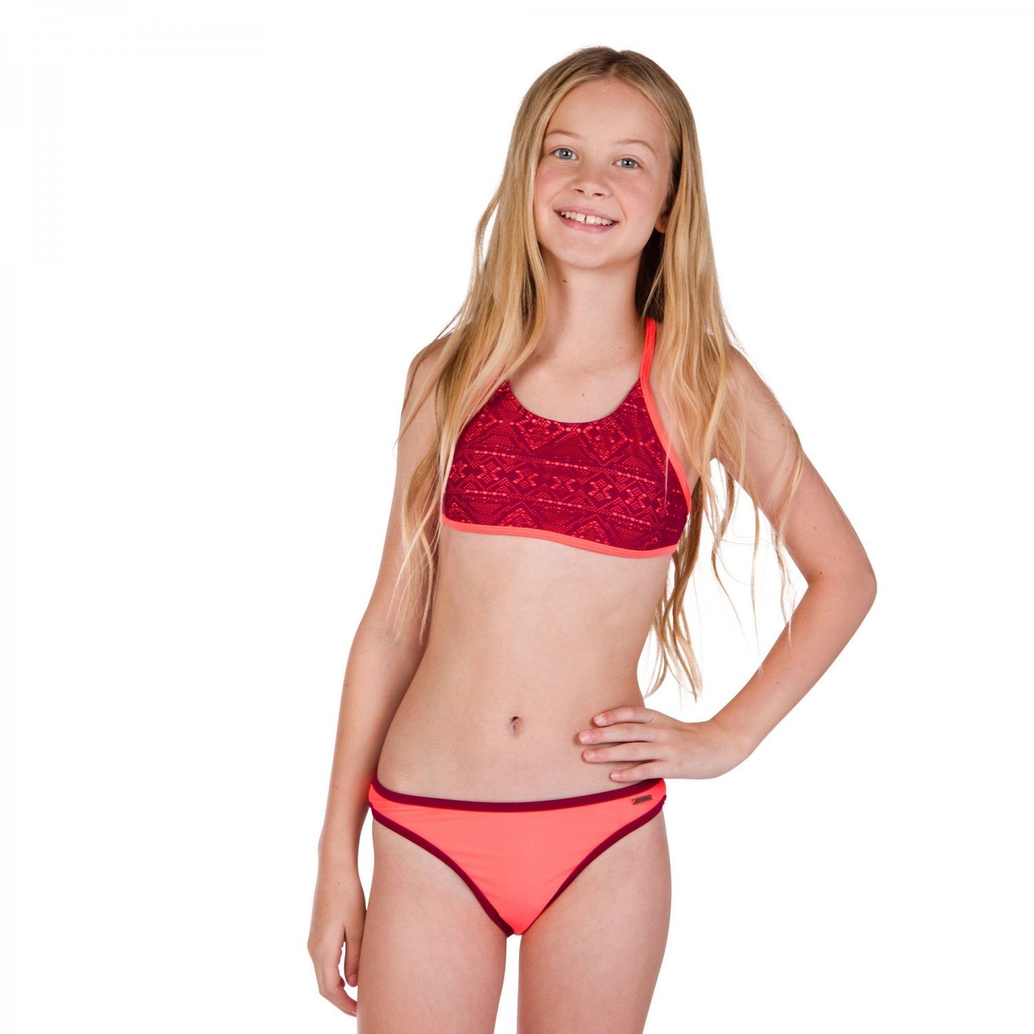 Protest Triangel-Bikini Sativa Jr Mädchen Bikini rot