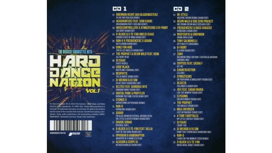 Hard Dance Nation Vol.1/The Biggest Hardstyle Hits