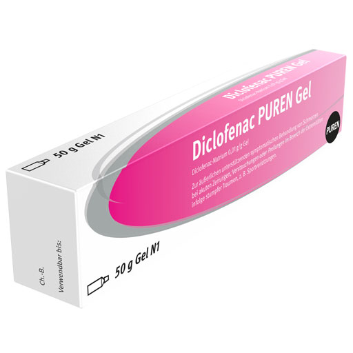 DICLOFENAC PUREN Gel  50 g  Gel