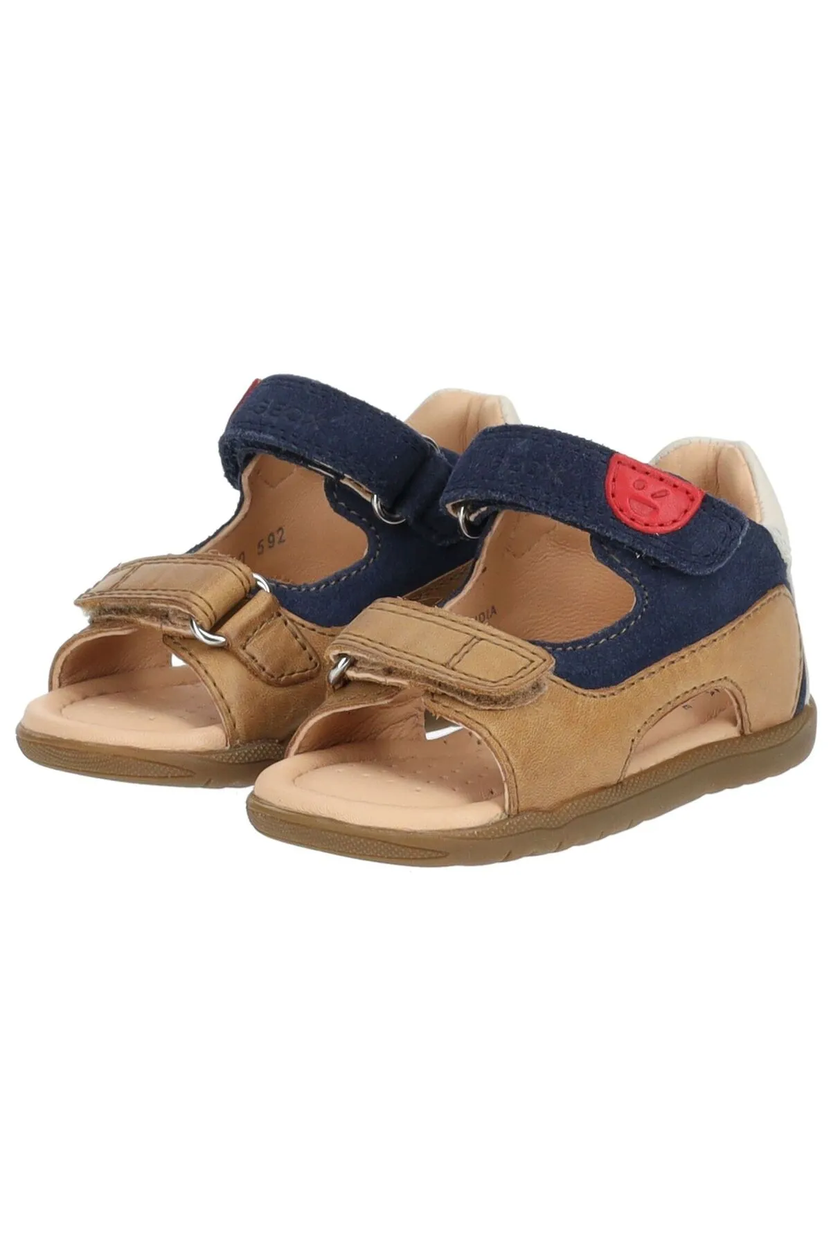 Geox  Sandalette - Braun - Flacher Absatz