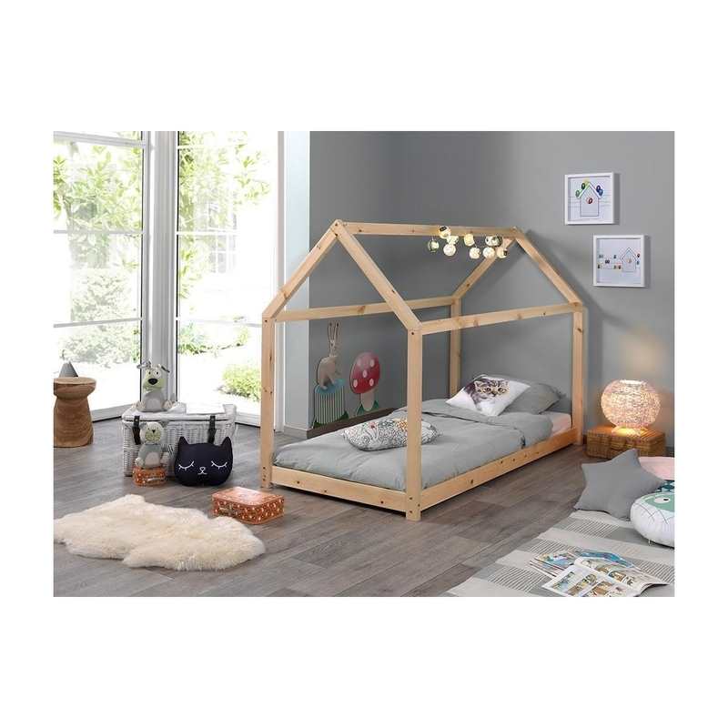 Lit cabane 90x200cm