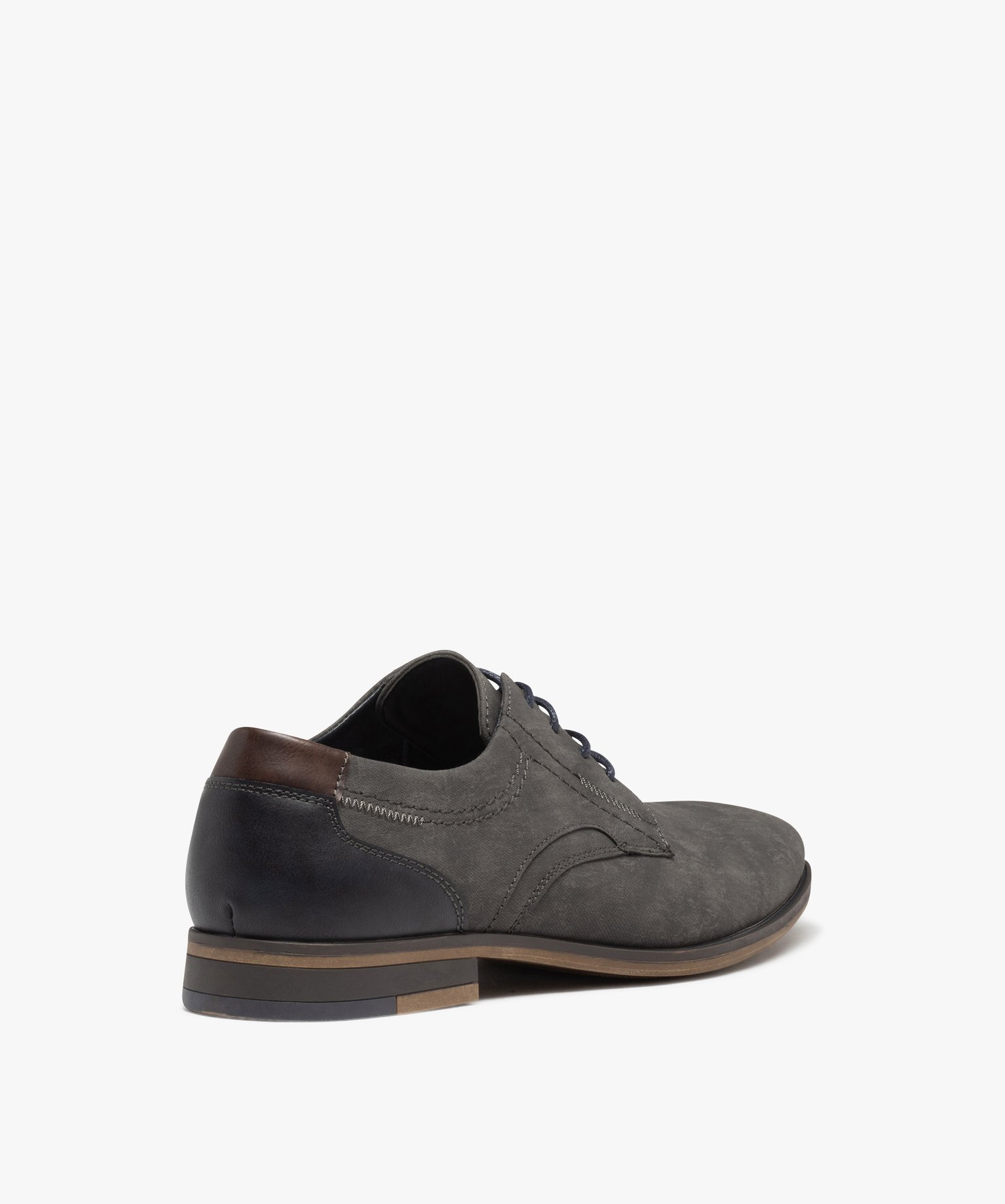 Derbies homme en suédine unie gris | GEMO