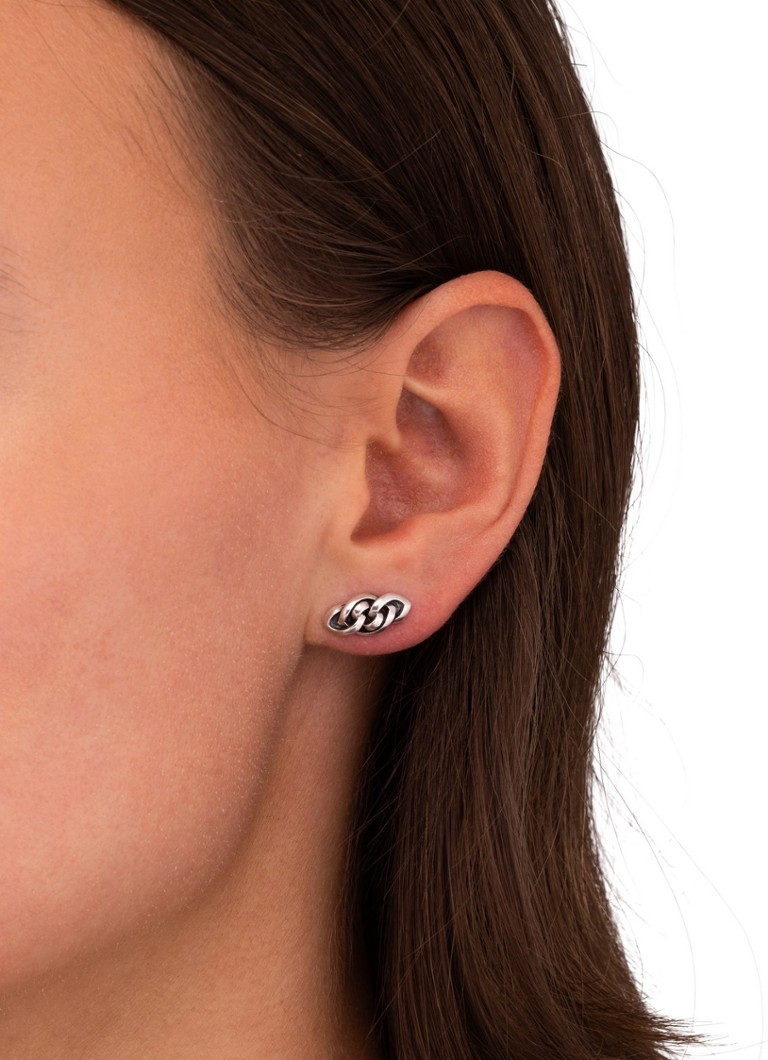 Buddha to Buddha Nathalie silver stud earrings