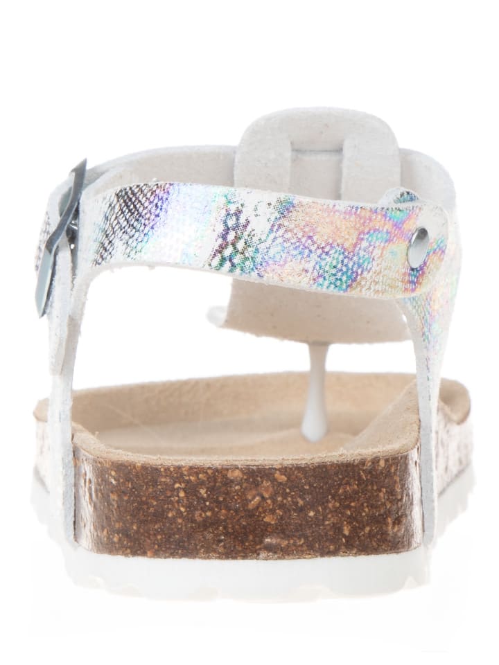BIO PINGÜIN Sandalen in Silber günstig kaufen