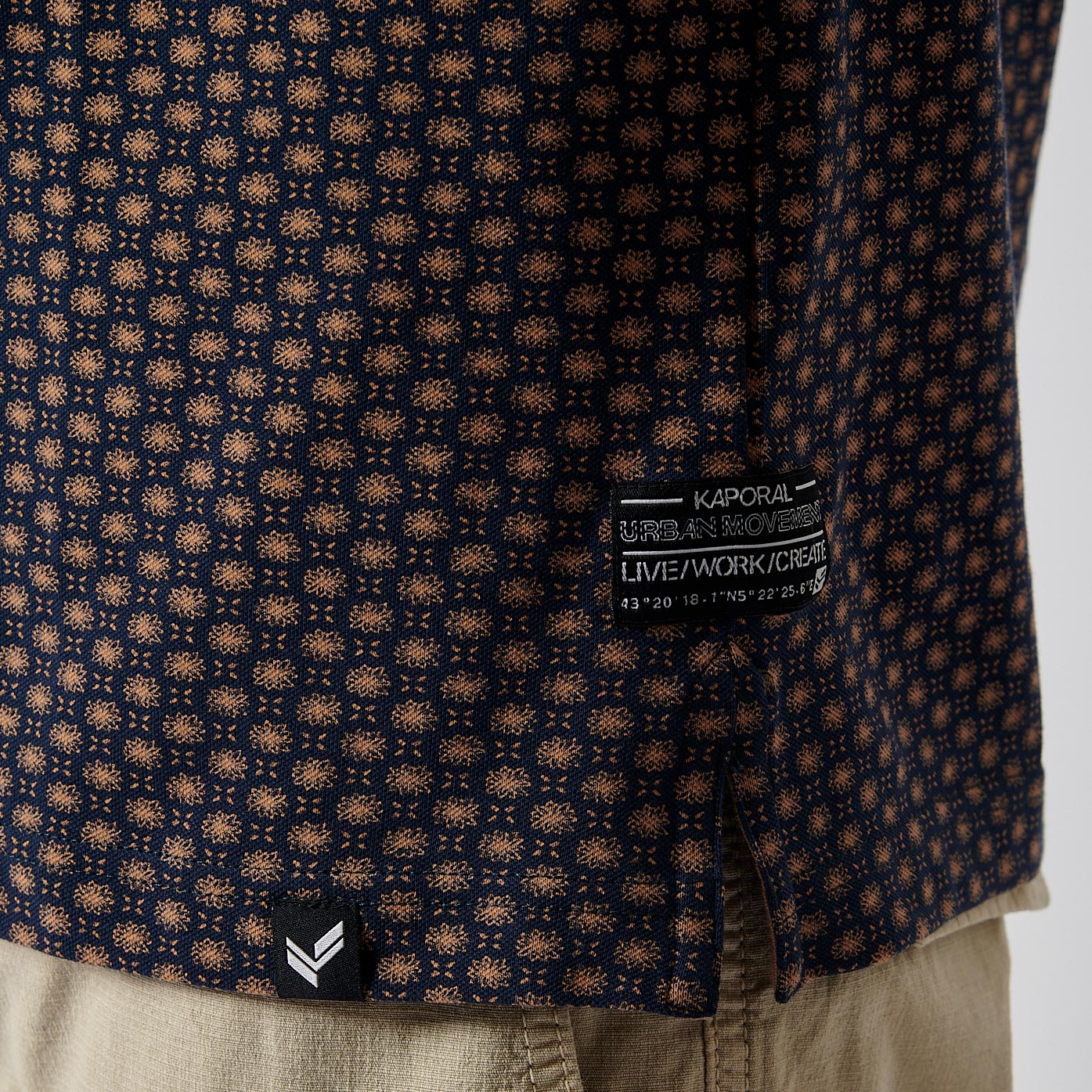 NORIS  Polo bleu homme 100% coton