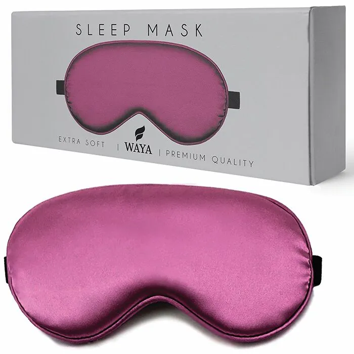 Μάσκα ματιών Waya Extra Soft Dark Purple