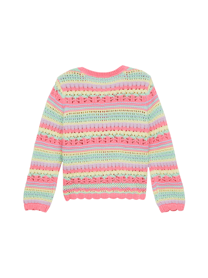 s.Oliver Strickjacke langarm in Pink-mehrfarbig günstig kaufen